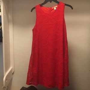 Red Sleeveless Dress